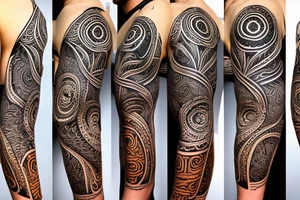 Third eye sleeve tattoo idea