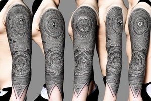 Third eye sleeve tattoo idea