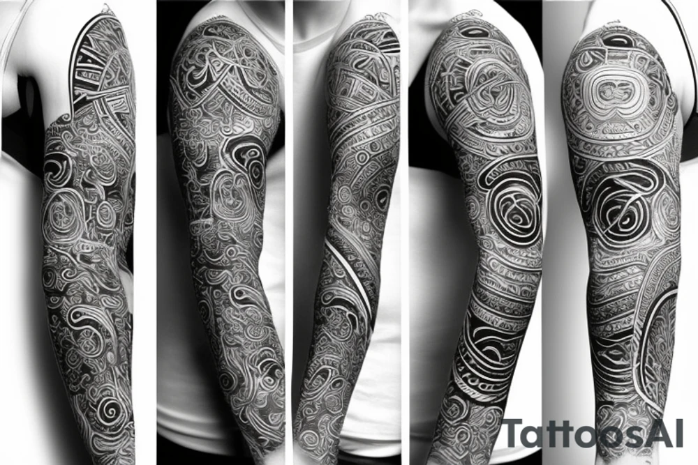 Third eye sleeve tattoo idea