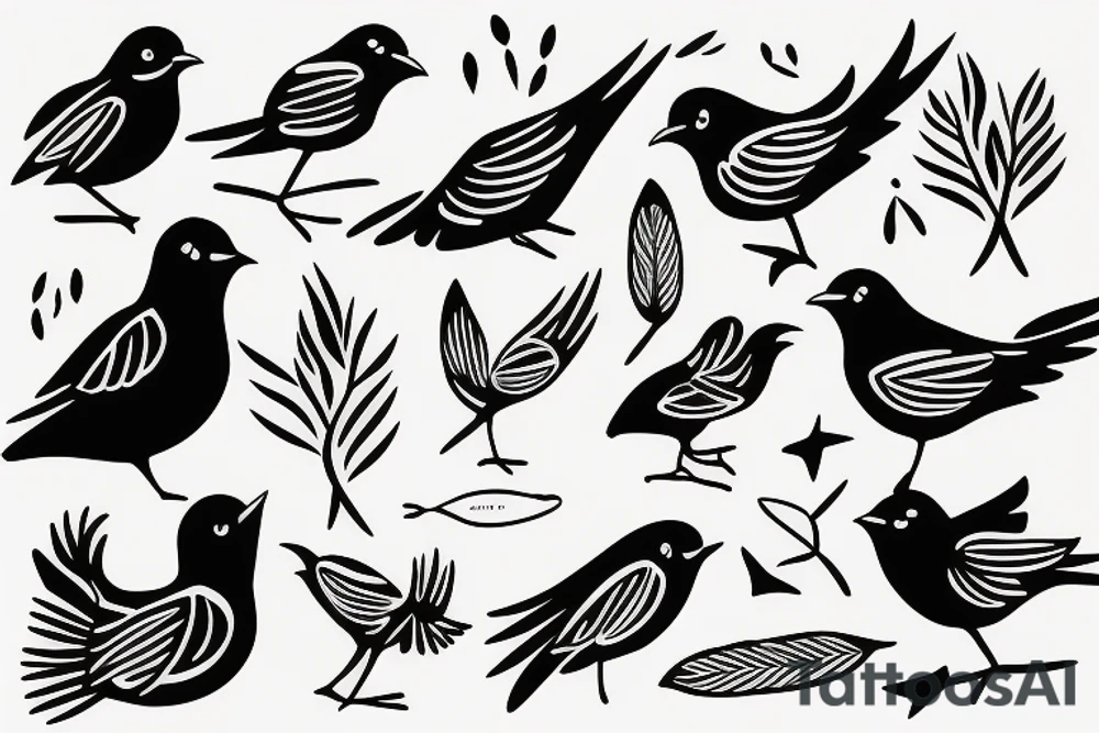 How it must feel to be a bird tattoo idea