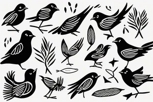 How it must feel to be a bird tattoo idea