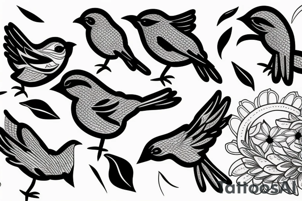 How it must feel to be a bird tattoo idea