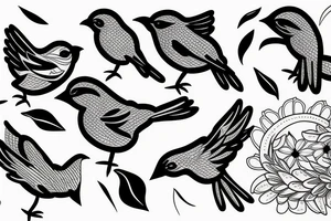 How it must feel to be a bird tattoo idea