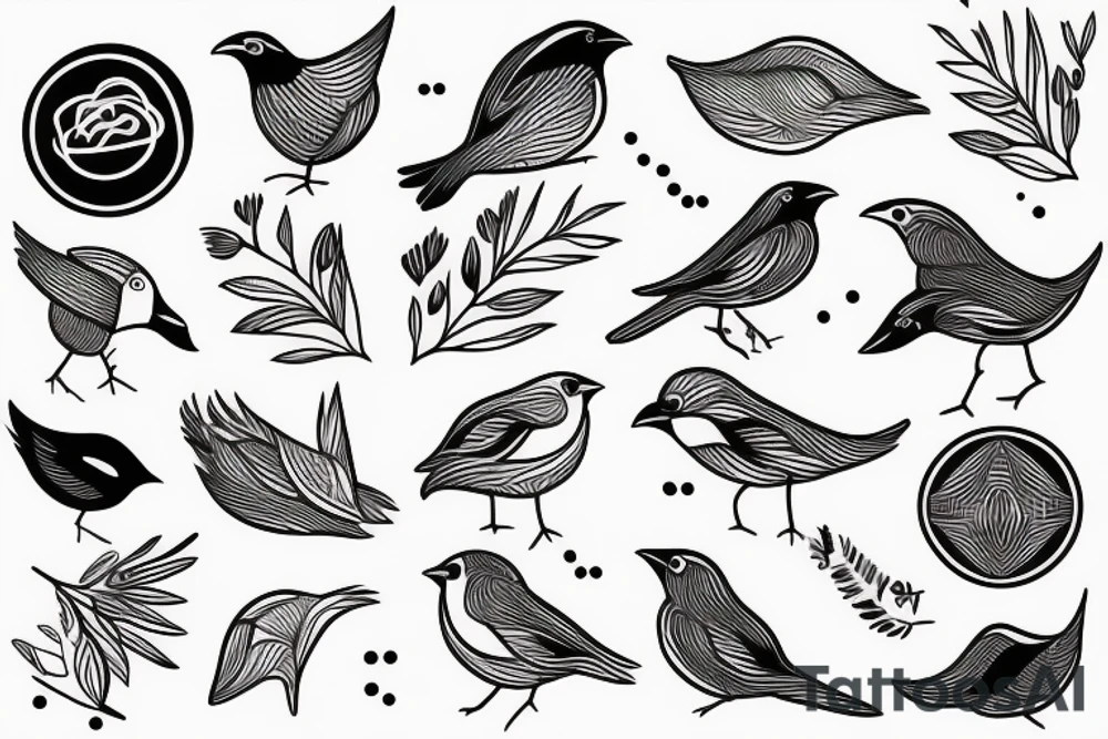 How it must feel to be a bird sleeve tattoo idea