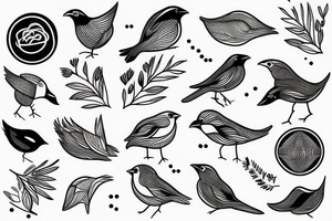 How it must feel to be a bird sleeve tattoo idea