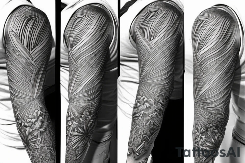 Cardinal sleeve tattoo idea