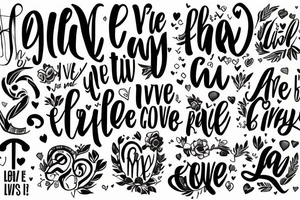 Even though this life this love is brief I've got some people who Carry me tattoo idea