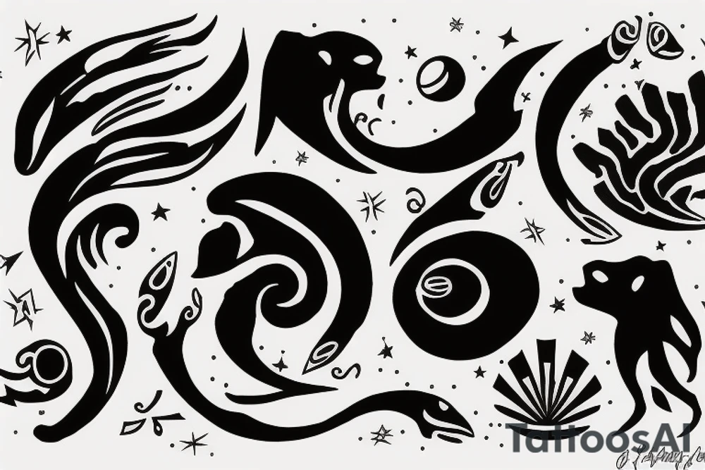 Aries constellation tattoo idea