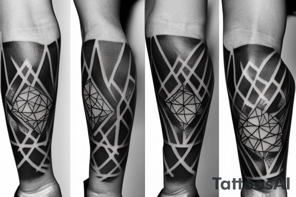Depression arm sleeve tattoo idea
