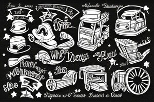 Two miles pulling a wagon tattoo idea