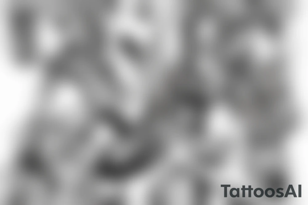 Two mules working very hard to pull. With no people. Less shading and more line work tattoo idea
