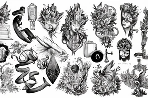 God Creating David tattoo idea