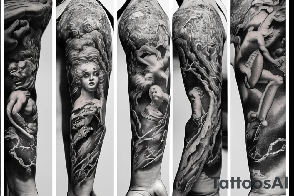 God Creating David tattoo idea