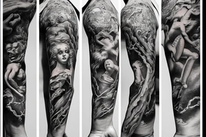 God Creating David tattoo idea