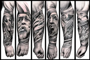 God Creating David tattoo idea