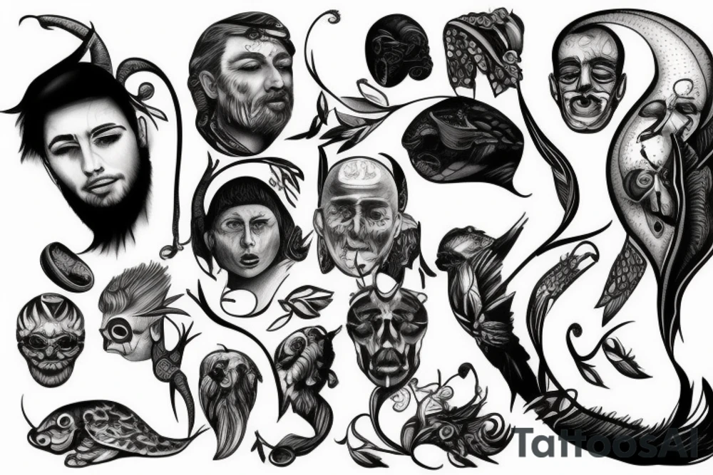 God Creating Adam tattoo idea