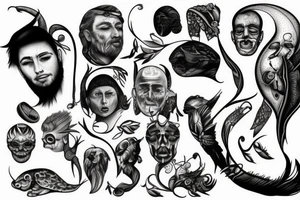 God Creating Adam tattoo idea