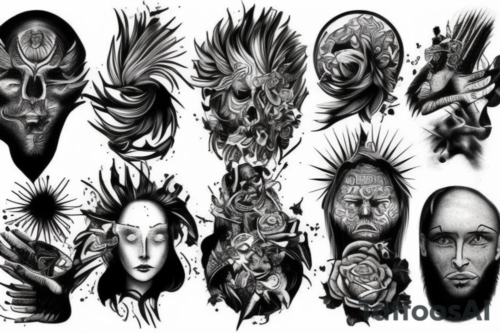God Creating Adam tattoo idea