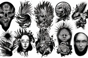 God Creating Adam tattoo idea