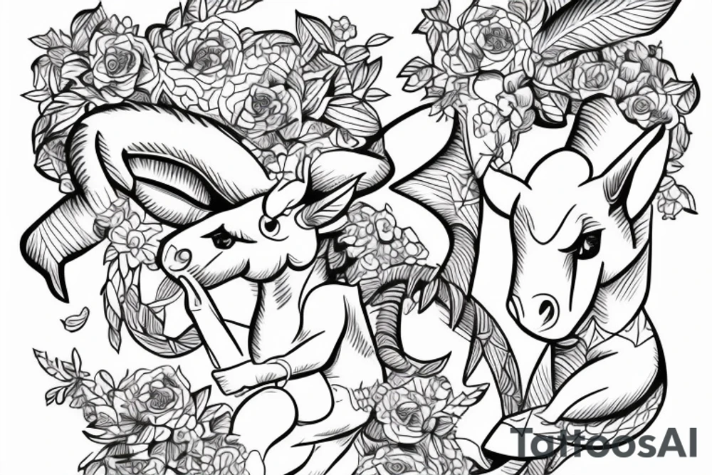 Two strong mules working tirelessly as a team to accomplish a goal. Less shading and more line work tattoo idea