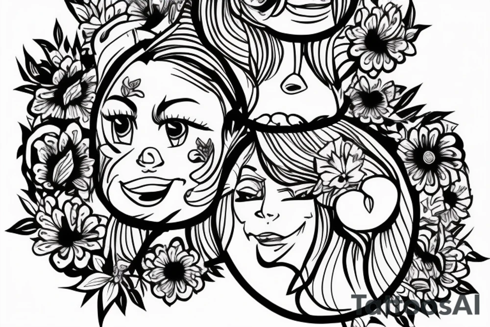 Two strong mules working tirelessly as a team to accomplish a goal. The mules will be facing in the same direction.  Less shading and more line work tattoo idea