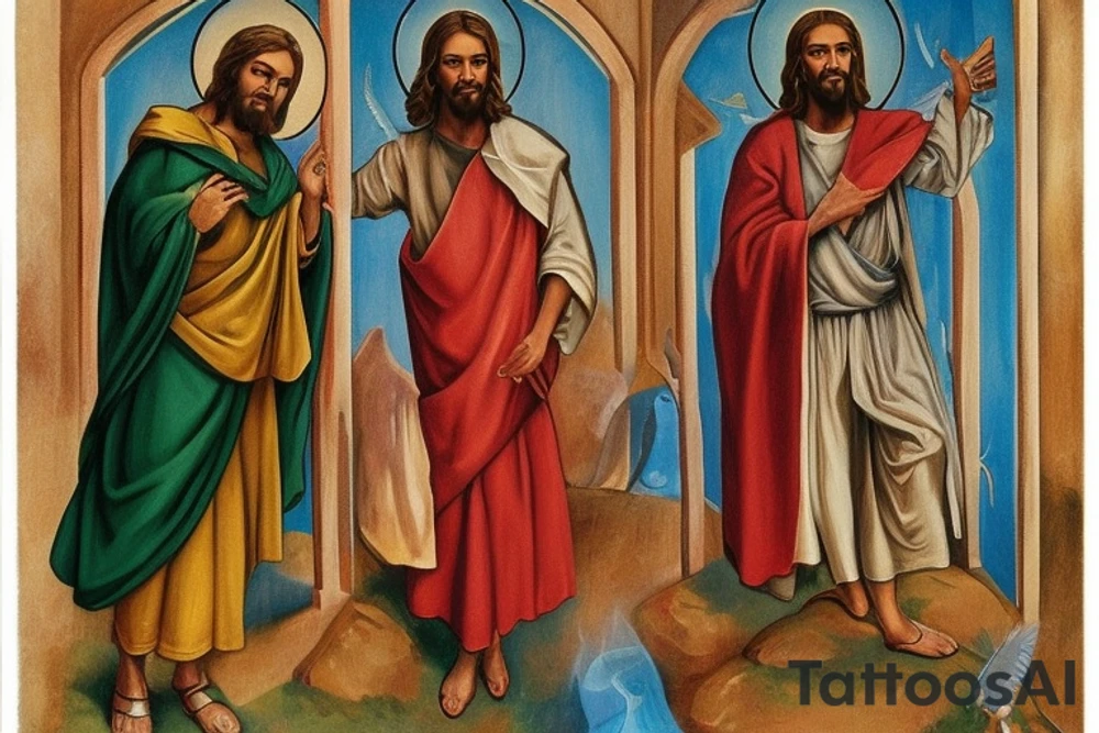 37 Jesus replied: “‘Love the Lord your God with all your heart and with all your soul and with all your mind.’[c] 38 This is the first and greatest commandment. 39 And the second is like it: ‘Love your neighbor as yourself.’[d] 40 All the Law and the Prophets hang on these two commandments. tattoo idea
