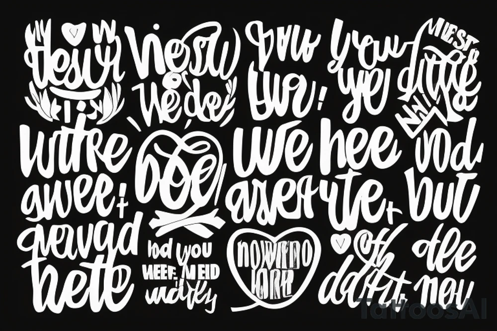 Whatever you did for one of the least of these brothers and sisters of mine, you did for me tattoo idea