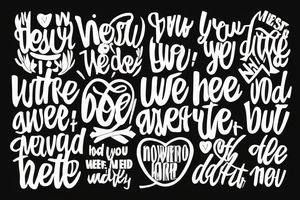 Whatever you did for one of the least of these brothers and sisters of mine, you did for me tattoo idea