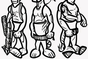 Two strong mules working tirelessly as a team to accomplish a goal. The mules will be facing in the same direction.  Less shading and more line work tattoo idea