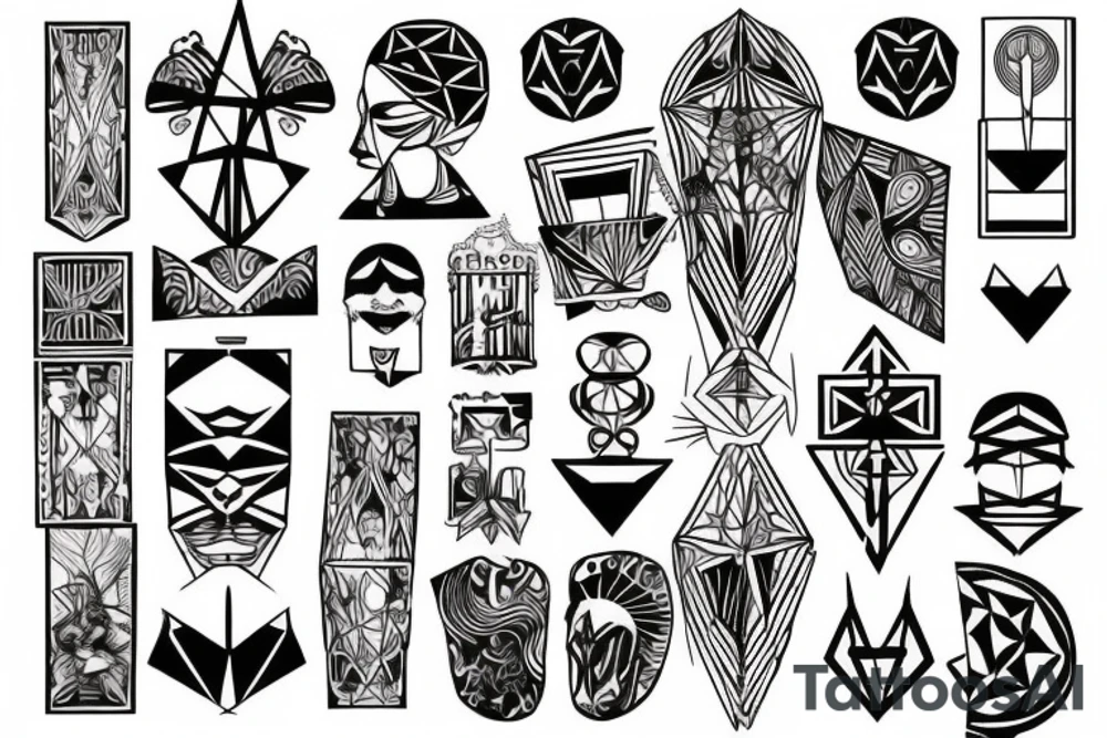 House of mirrors tattoo idea