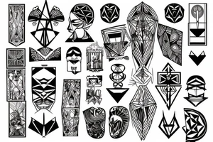House of mirrors tattoo idea