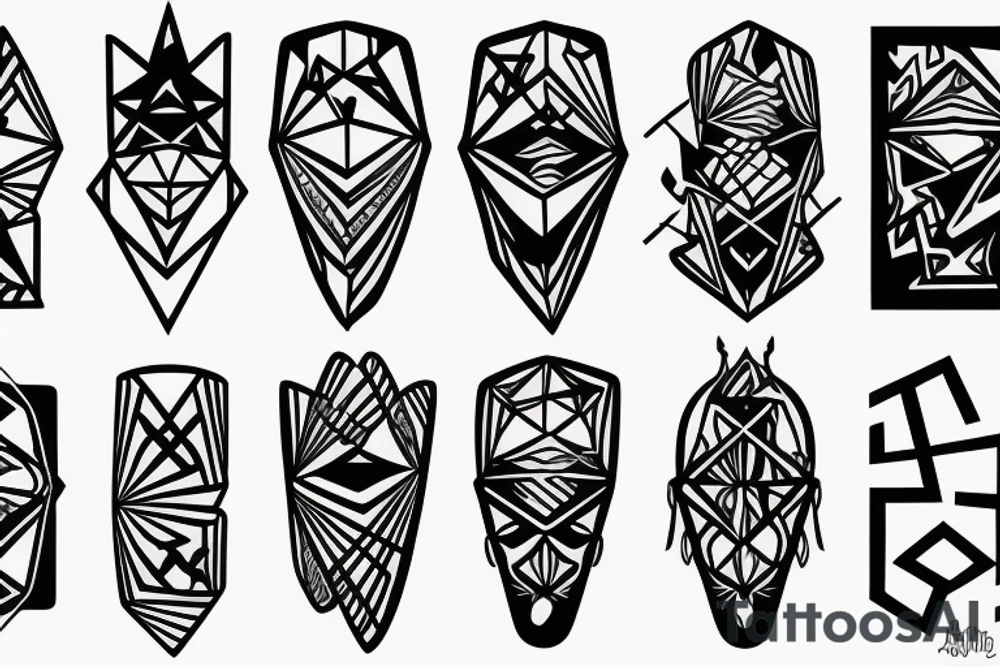 House of mirrors tattoo idea