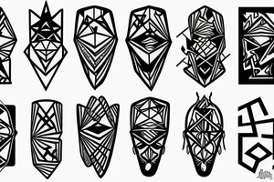 House of mirrors tattoo idea