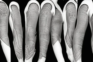 House of mirrors sleeve tattoo idea