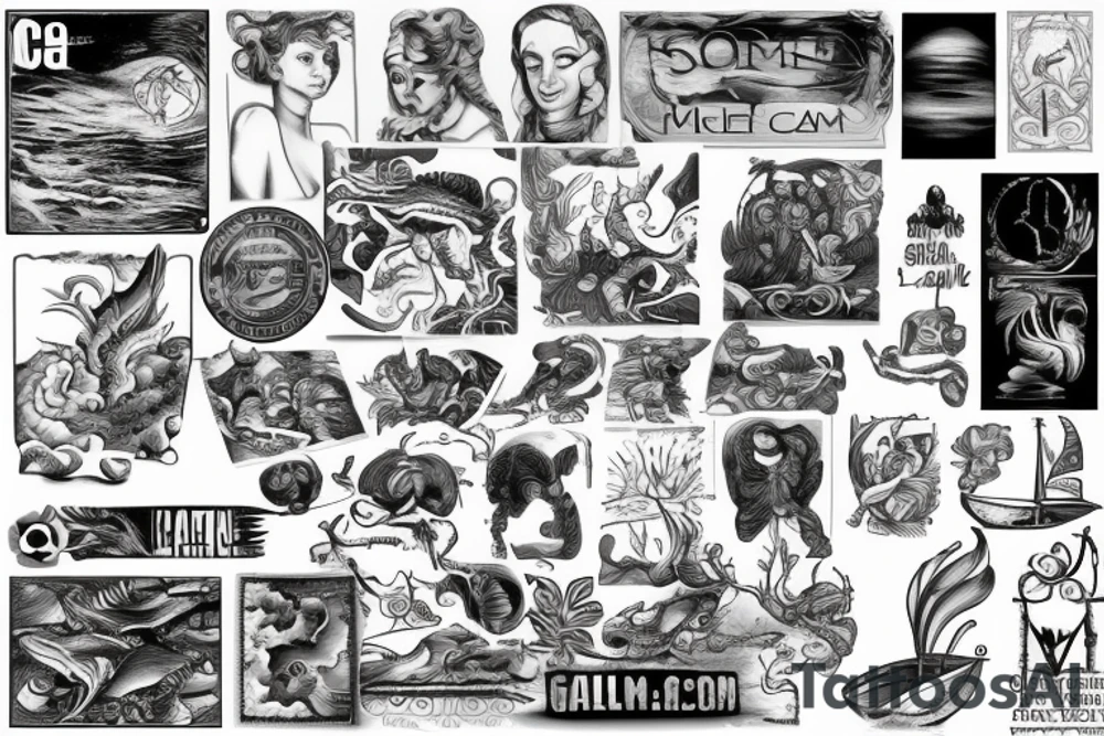 Storm on the Sea of Galilee tattoo idea