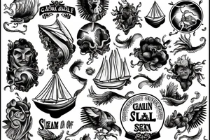 Storm on the Sea of Galilee tattoo idea