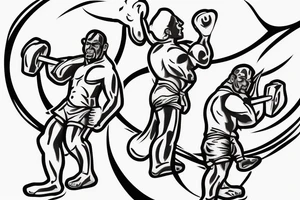 Two strong mules working tirelessly as a team to accomplish a goal. The mules will be facing in the same direction.  Less shading and more line work tattoo idea