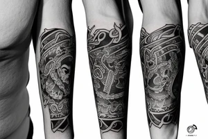 Atrophy sleeve tattoo idea