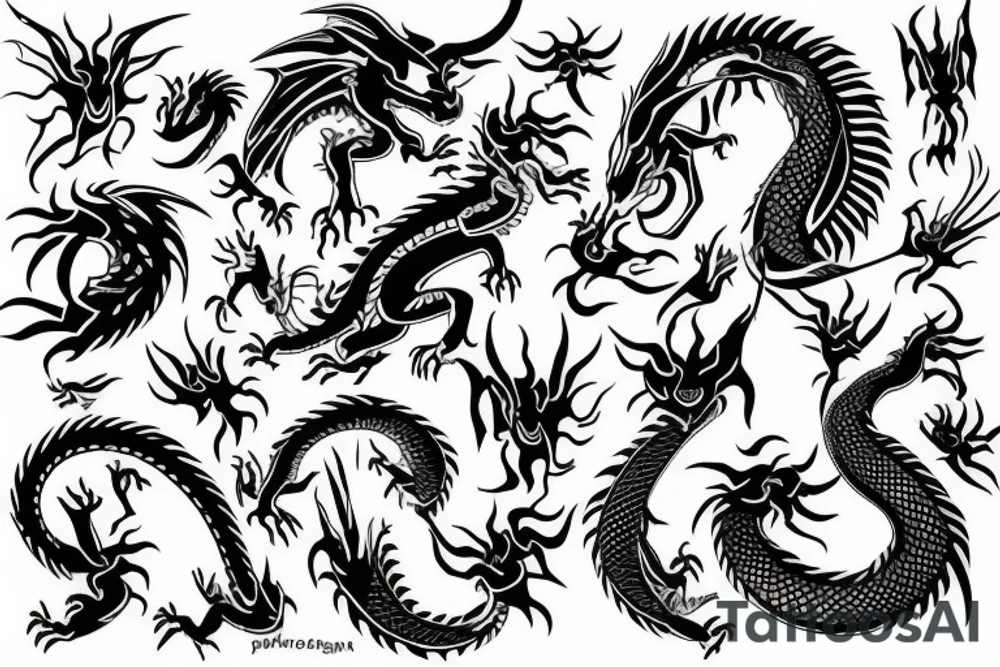 dragon tattoo idea