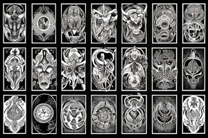 Combine the zodiac symbols for taurus, aries, and scorpio tattoo idea
