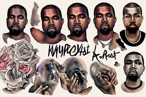 Memorializing my son with Kanye West album cover for Donda tattoo idea