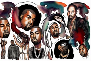 Kanye West album cover for Donda tattoo idea