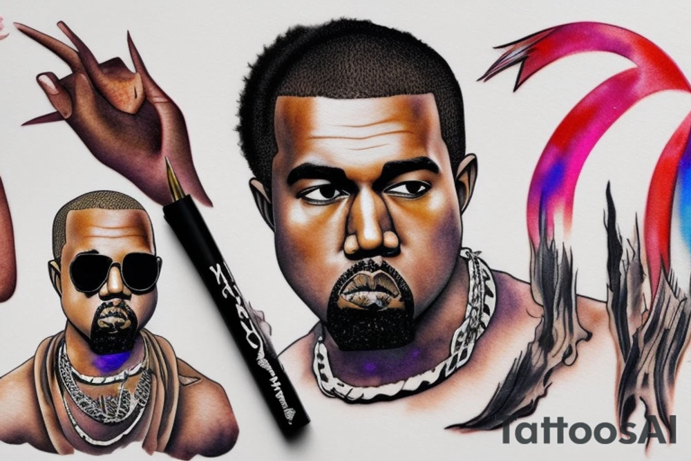 Kanye West album cover for Donda tattoo idea