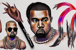 Kanye West album cover for Donda tattoo idea