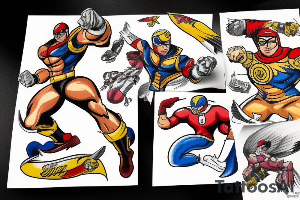 Captain Falcon tattoo idea