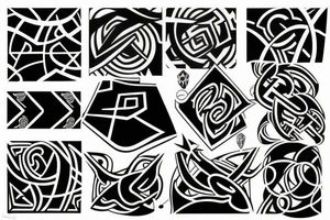 cubes tattoo idea