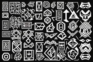 cubes that fade into black tattoo idea