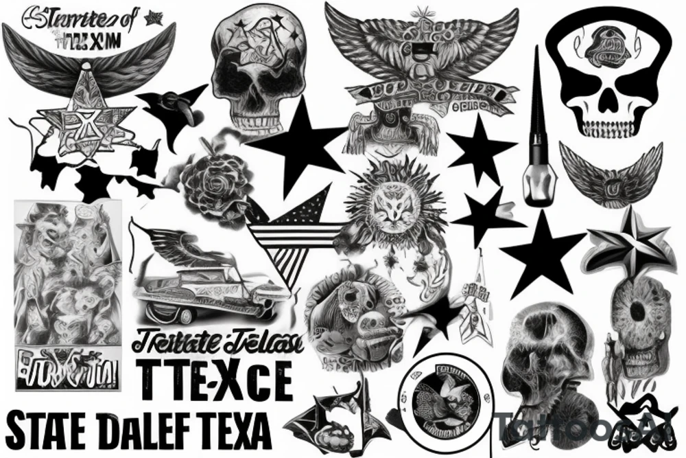 State of texas tattoo idea