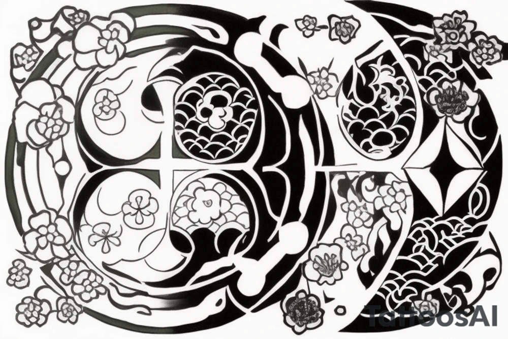 The Japanese-style tattoo will center around the yin-yang symbol, representing the duality and interconnectedness of opposing forces. The black half of the yin-yang will seamlessly blend into the white half, and vice versa, symbolizing how each side contains a small part of its opposite. The design can be embellished with traditional Japanese elements like cherry blossoms, waves, or dragons to add a touch of Eastern culture and symbolism.

The tattoo will serve as a reminder of the harmony that exists in embracing both light and dark, positive and negative, and finding balance in all aspects of life. It will reflect the Eastern wisdom that acknowledges the complementary nature of opposing forces. tattoo idea