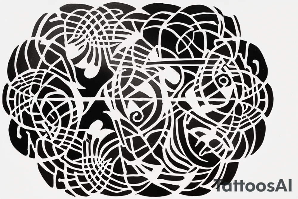 The Japanese-style tattoo will center around the yin-yang symbol, representing the duality and interconnectedness of opposing forces. The black half of the yin-yang will seamlessly blend into the white half, and vice versa, symbolizing how each side contains a small part of its opposite. The design can be embellished with traditional Japanese elements like cherry blossoms, waves, or dragons to add a touch of Eastern culture and symbolism.

The tattoo will serve as a reminder of the harmony that exists in embracing both light and dark, positive and negative, and finding balance in all aspects of life. It will reflect the Eastern wisdom that acknowledges the complementary nature of opposing forces. tattoo idea